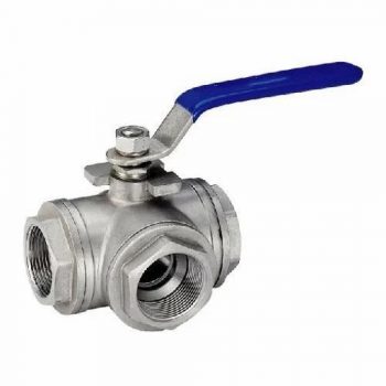Image of a Three-way Ball Valve Full Port